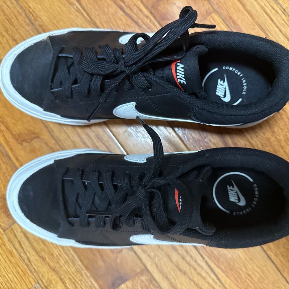 Nike Black Court Legacy Sneakers (leather)